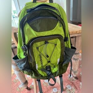 Patagonia Olive and Lime green Backpack